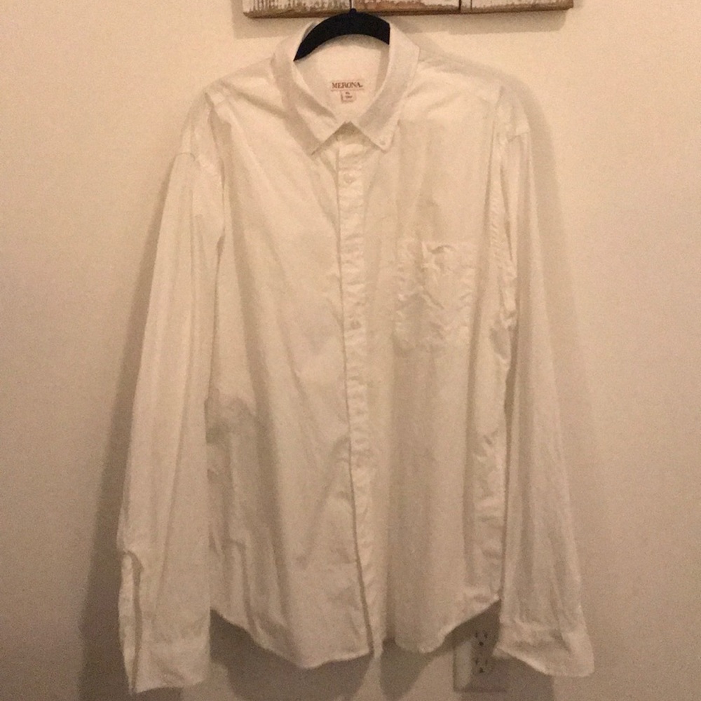 White men’s dress shirt